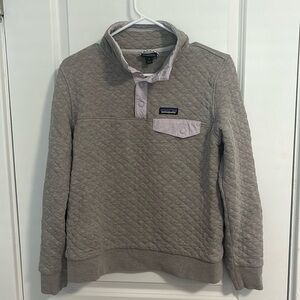 Patagonia Gray and Lavender Pullover